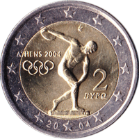 2 euro commémorative Grèce 2004 - Jeux Olympiques d'Athènes