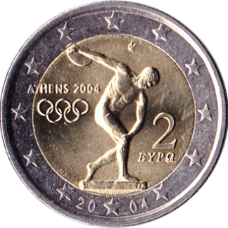 2 euro commémorative Grèce 2004 - Jeux Olympiques d'Athènes