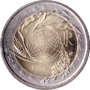 2 euro commémorative Italie 2004 - Programme alimentaire mondial