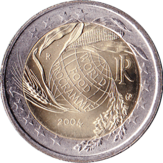 2 euro commémorative Italie 2004 - Programme alimentaire mondial