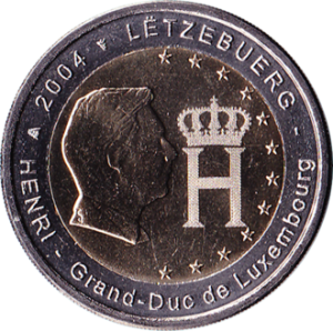 2 euro commémorative Luxembourg 2004 - le Grand-Duc Henri