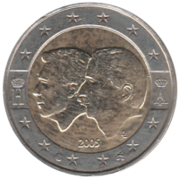 2 euro commémorative Belgique 2005 - Union économique Belgo-luxembourgeoise