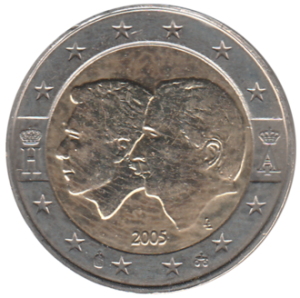 2 euro commémorative Belgique 2005 - Union économique Belgo-luxembourgeoise