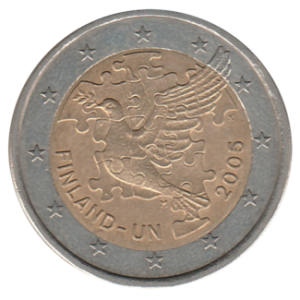 2 euro commémorative Finlande 2005 - Adhésion de la Finlande à l'ONU
