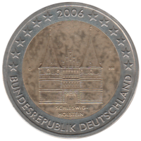 2 euro commémorative Allemagne 2006 - Schleswig-Holstein - atelier A