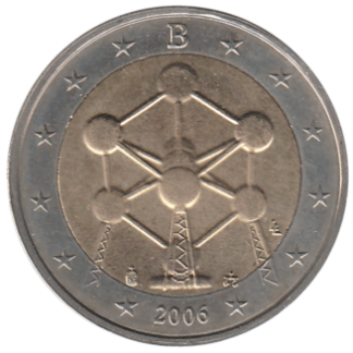 2 euro commémorative Belgique 2006 - Atomium de Bruxelles