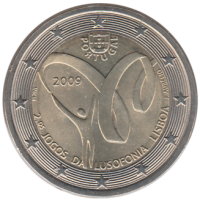 2 euro commémorative Portugal 2009 - Jeux de la lusophonie