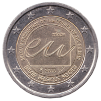 2 euro commémorative Belgique 2010 - Présidence de l'UE