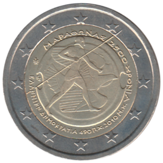 2 euro commémorative Grèce 2010 - Bataille de Marathon