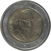 2 euro commémorative Italie 2010 - Comte de Cavour
