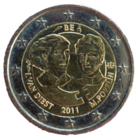 2 euro commémorative Belgique 2011 - Année de la femme