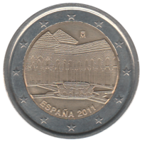 2 euro commémorative Espagne 2011 - Alhambra de Grenade
