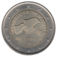 2 euro commémorative Italie 2011 - Unification italienne