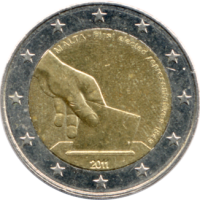 2 euro commémorative Malte 2011 - Les premiers représentants Maltais
