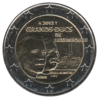 2 euro commémorative Luxembourg 2012 - Grands ducs