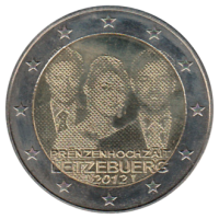 2 euro commémorative Luxembourg 2012 - Mariage Princier