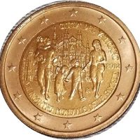 2 euro commémorative Vatican 2012 - VIIème Rencontre Mondiale des Familles (coincard)