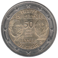 2 euro commémorative Allemagne 2013 - 50 ans du traité de l'Elysée - atelier A