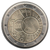 2 euro commémorative Belgique 2013 - Institut Royal météorologique