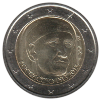 2 euro commémorative Italie 2013 - Giovanni Boccaccio