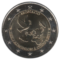 2 euro commémorative Monaco 2013 - Adhésion à l'ONU