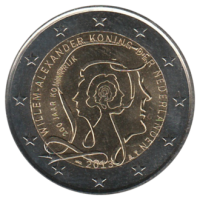 2 euro commémorative Pays Bas 2013 - 200 ans du Royaume