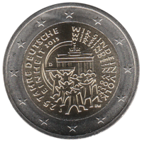 2 euro commémorative Allemagne 2015 - 25 ans de la réunification - atelier A
