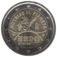 2 euro commémorative Italie 2015 - Exposition universelle de Milan