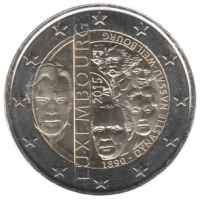 2 euro commémorative Luxembourg 2015 - Nassau-Weilbourg