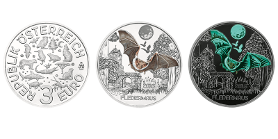 3 euro Autriche 2016 – Fledermaus