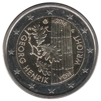 2 euro commémorative Finlande 2016 - Georg Henrik von Wright