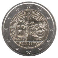2 euro commémorative Italie 2016 - Plaute