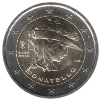 2 euro commémorative Italie 2016 - Donatello
