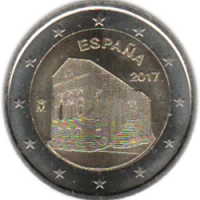2 euro commémorative Espagne 2017 - Eglise Santa Maria