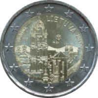 2 euro commémorative Lituanie 2017 - Vilnius