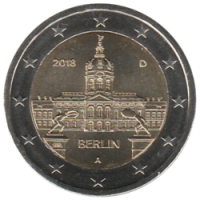 2 euro commémorative Allemagne 2018 - Château de Charlottenburg (Berlin) - Atelier A