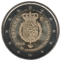 2 euro commémorative Espagne 2018 - Félipe VI
