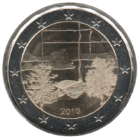 2 euro commémorative Finlande 2018 - Sauna finlandais