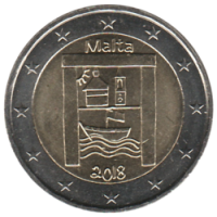 2 euro commémorative Malte 2018 - Héritage culturel