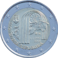 2 euro commémorative Slovaquie 2018 - République Slovaque