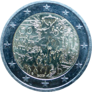 2 euro commémorative Allemagne 2019 - Mur de Berlin - atelier A