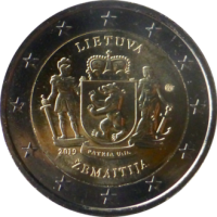 2 euro commémorative Lituanie 2019 - Région de Zemaitija
