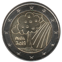 2 euro commémorative Malte 2019 - Nature et environnement