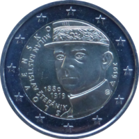 2 euro commémorative Slovaquie 2019 - Milan Rastislav Stefanik