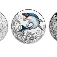 3 euro Autriche 2020 – Mosasaurus