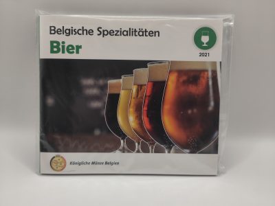 Coffret FDC Belgique 2021 – La Bière (World Money Fair)
