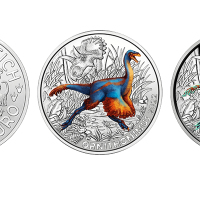 3 euro Autriche 2022 – Ornithomimus velox