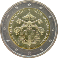 2 euro commémorative Vatican 2013 - Sede Vacante (coincard)