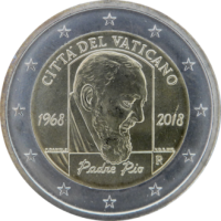 2 euro commémorative Vatican 2018 - Padre Pio (coincard)
