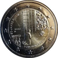 2 euro commémorative Allemagne 2020 - Willy Brandt à Varsovie - atelier A